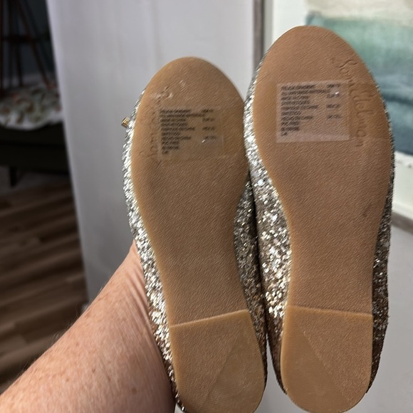 Sam Edelman Felicia Gradient Silver/Gold Girls Ballet Flat size 13 - Picture 6 of 9